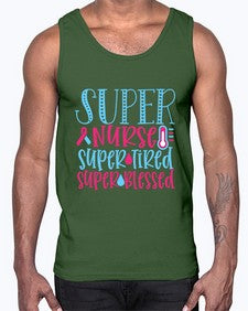 Super Nurse Super Tired Style 1434#- nurse- Cotton Tank