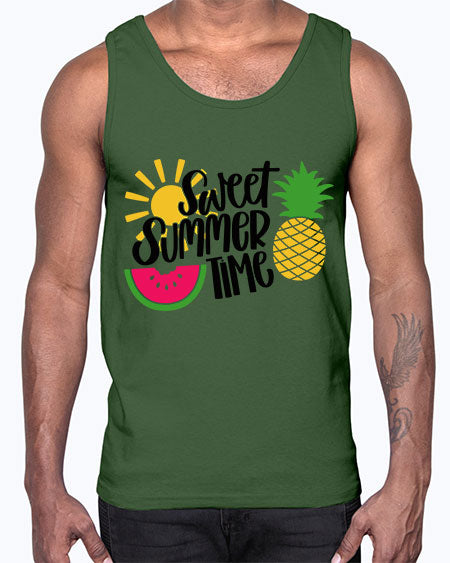 Sweet Summer Time Style 14#- summer- Cotton Tank