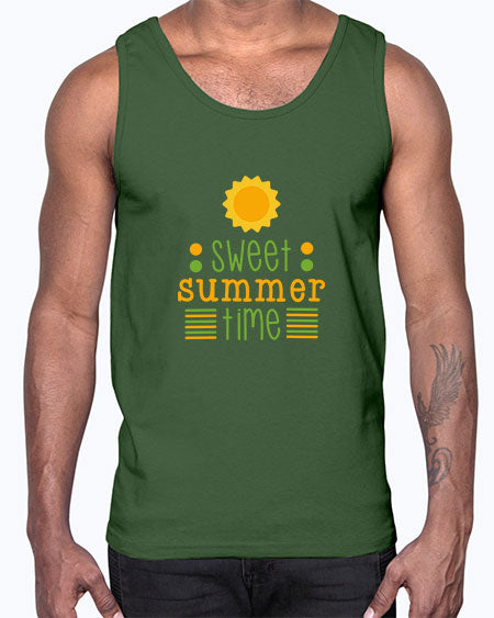 Sweet summer time 4#- summer- Cotton Tank