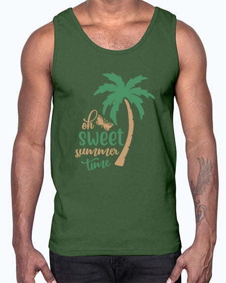 Sweet summer time 7#- summer- Cotton Tank