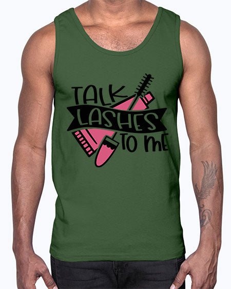 Talk Lashes To Me Style 17#-makeup Cotton Tank