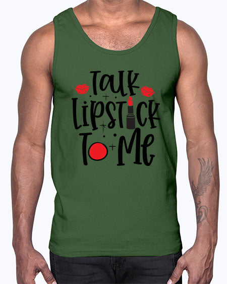Talk Lipstick To Me Style 218#-makeup Cotton Tank