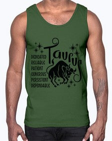 Taurus 486#- taurus- Cotton Tank
