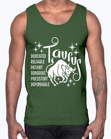 Taurus 491#- taurus- Cotton Tank