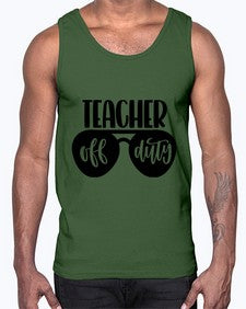Teacher Off Duty Style 1461#- teacher- Cotton Tank