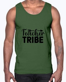 Teacher Tribe 1467#- teacher- Cotton Tank
