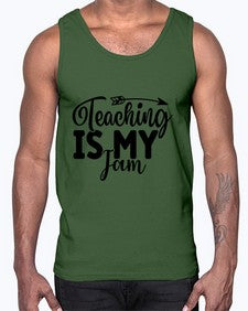 Teaching Is My Jam 1481#- teacher- Cotton Tank