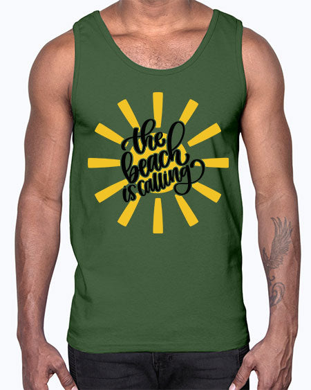The Beachy Is Calling Style 10#- summer- Cotton Tank