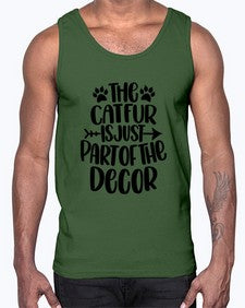 The Cat fur Is Just Part of Style 106#- cats- Cotton Tank