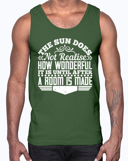 The Sun does not realise how wonderful it is until after a room is made Style 435#- architect- Cotton Tank