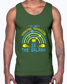 The best computer technician in the galaxy 13#- computer- Cotton Tank
