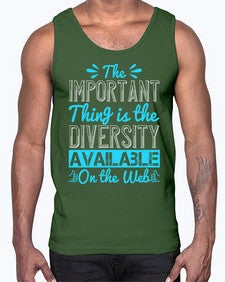 The important thing is the diversity available on the Web 55#- internet- Cotton Tank
