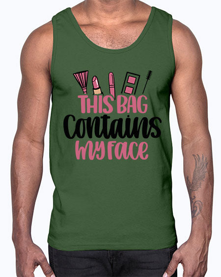This Bag Contains My Face Style 14#-makeup Cotton Tank