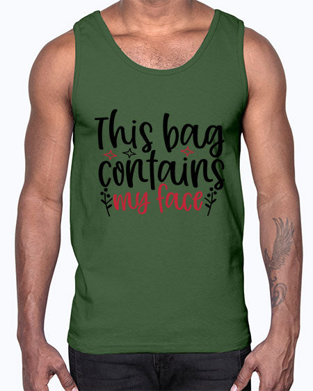 This bag contains my face Design Style 216#-makeup Cotton Tank