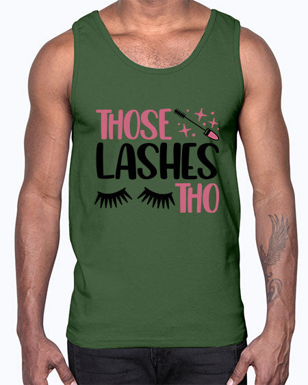 Those Lashes Tho Style 11#-makeup Cotton Tank