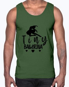 Tiny ballerina 203#- ballet- Cotton Tank