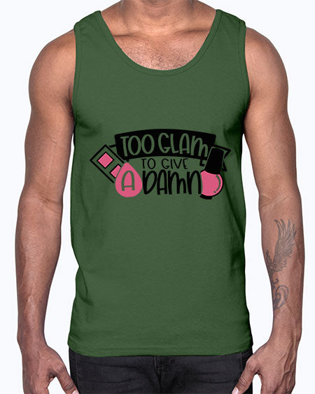 Too Glam To Give A Damn Style 10#-makeup Cotton Tank
