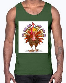 Turkey 258#- cartoon animals- Cotton Tank