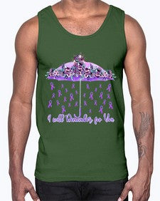 Umbrella Remember AlzheimerS Awareness 218#- alzheimers- Cotton Tank