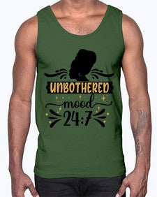 Unbothered mood Style 2#- black girls or women- Cotton Tank