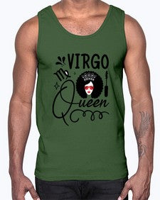 Virgo queen 541#- virgo- Cotton Tank