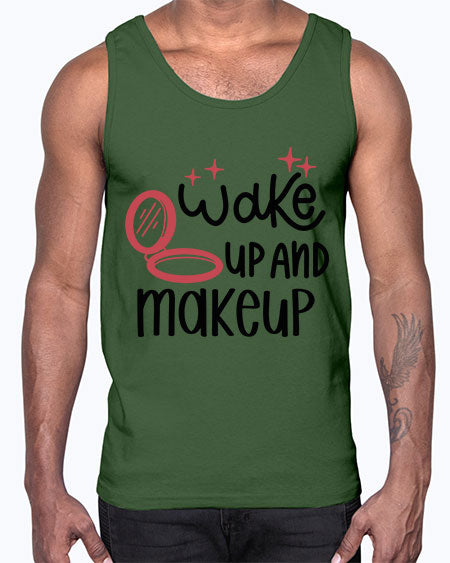 Wake up and Makeup Style 7#-makeup Cotton Tank