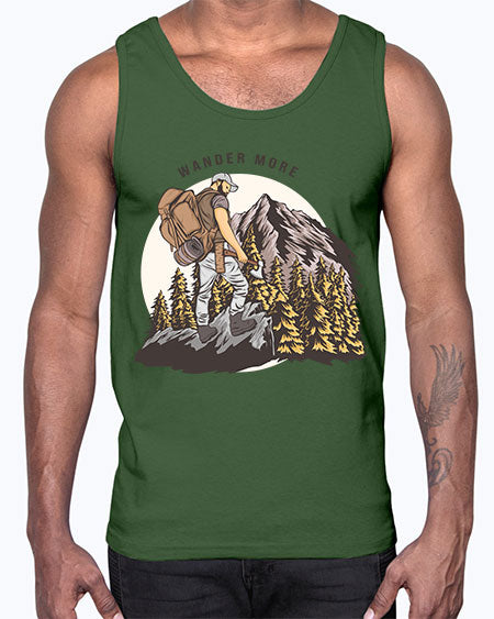 Wander More 3#- nature- Cotton Tank