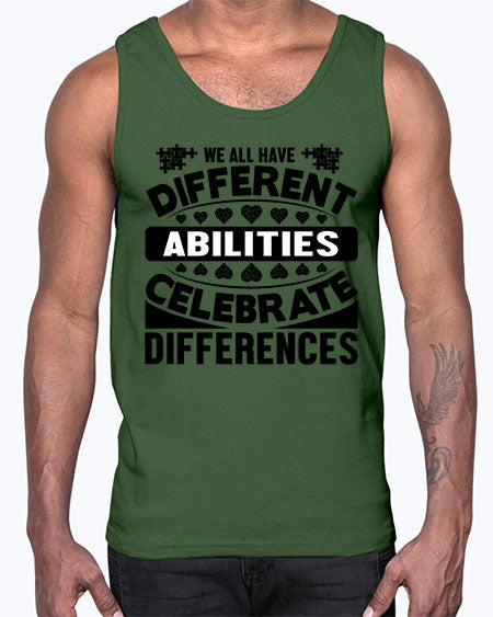 We all have Style 51#- autism- Cotton Tank