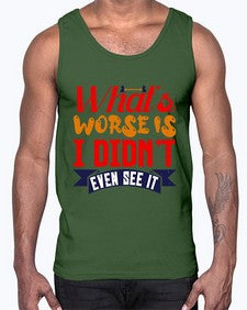 Whats worse is I didnt even see it 164#- chess- Cotton Tank