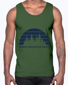 Where Innovation Exist 3#- internet- Cotton Tank