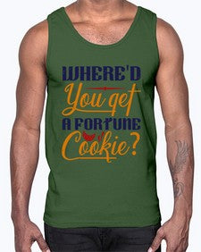 Whered you get that from a fortune cookie 165#- chess- Cotton Tank