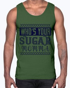 Who’s Your Sugar Momma Style 5#- diabetes- Cotton Tank