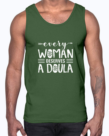 Womenseverywomandeservesadoula1651#- doubla- Cotton Tank
