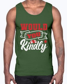 Would you kindly 55#- video games- Cotton Tank