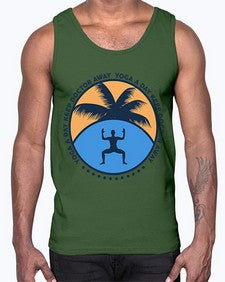 Yoga a Day Keep Doctor Away 612#- yoga- Cotton Tank