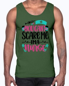 You Cannt Scare Me Style Style 1683#- nurse- Cotton Tank