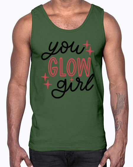 You Glow Girl Style 5#-makeup Cotton Tank