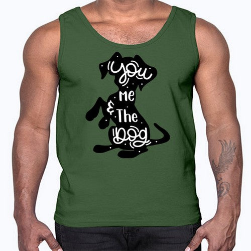 You Me The Dogs Style 4#- dogs- Cotton Tank