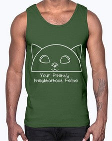Your Friendly Neighborhood- cats- Cotton Tank