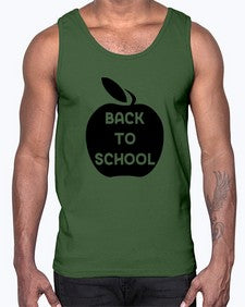 apple back to school 3#- general school- Cotton Tank