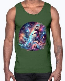 aquarius 79#- aquarius- Cotton Tank