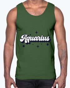 aquarius 82#- aquarius- Cotton Tank