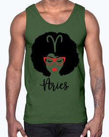 aries 122#- aries- Cotton Tank