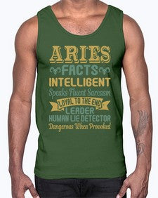 aries 123#- aries- Cotton Tank