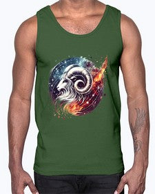 aries 124#- aries- Cotton Tank