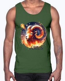 aries 130#- aries- Cotton Tank