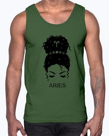 aries 132#- aries- Cotton Tank