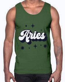 aries 133#- aries- Cotton Tank