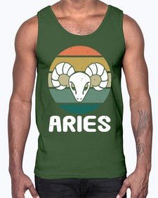 aries 134#- aries- Cotton Tank