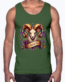 aries 136#- aries- Cotton Tank